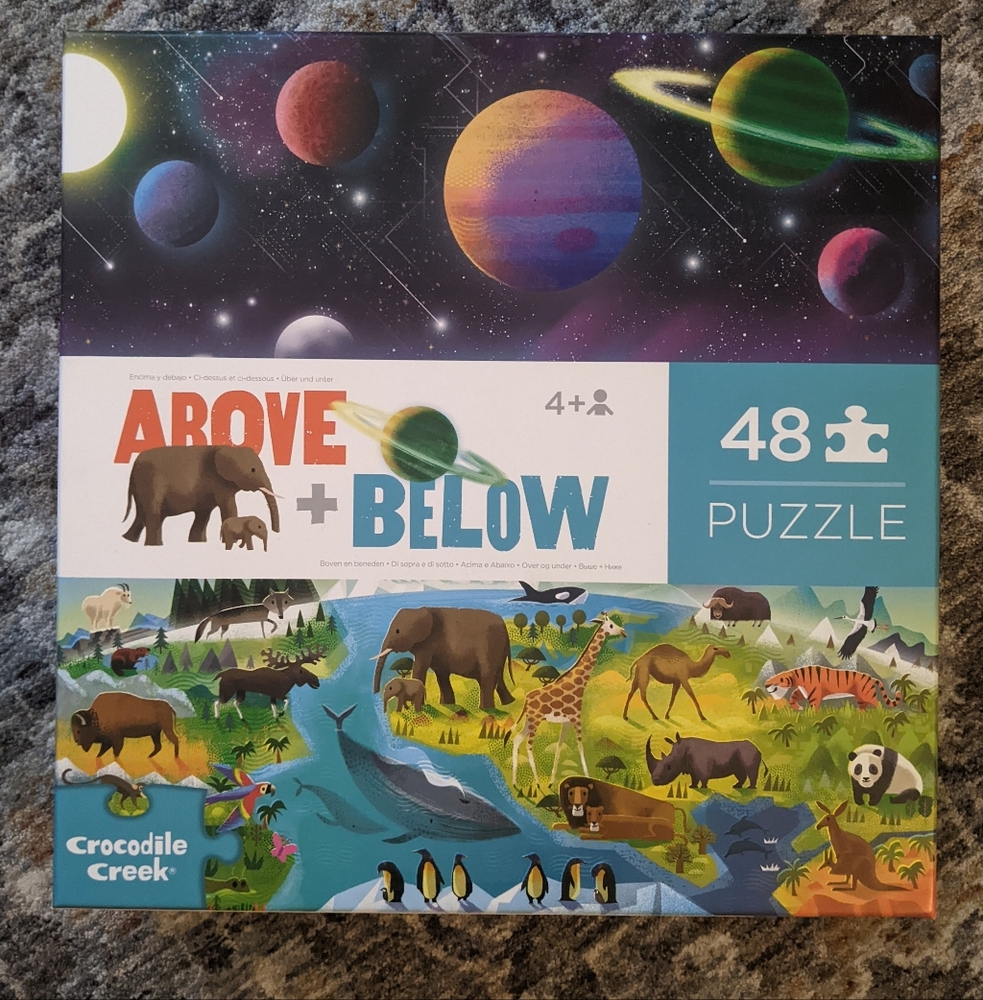 Crocodile Creek Above + Below 48-Piece Puzzle